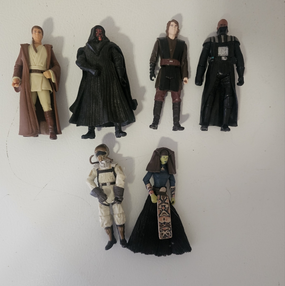 Star Wars Revenge Of The Sith Action Figures Set Of 6